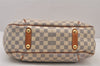 Authentic Louis Vuitton Damier Azur Galliera PM Shoulder Bag N55215 LV 6076K