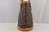 Authentic Louis Vuitton Monogram Bucket PM Shoulder Tote Bag M42238 LV 6077J