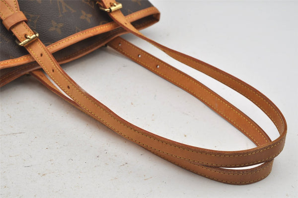 Authentic Louis Vuitton Monogram Bucket PM Shoulder Tote Bag M42238 LV 6077J