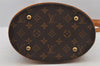 Authentic Louis Vuitton Monogram Bucket PM Shoulder Tote Bag M42238 LV 6077J
