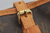 Authentic Louis Vuitton Monogram Bucket PM Shoulder Tote Bag M42238 LV 6077J