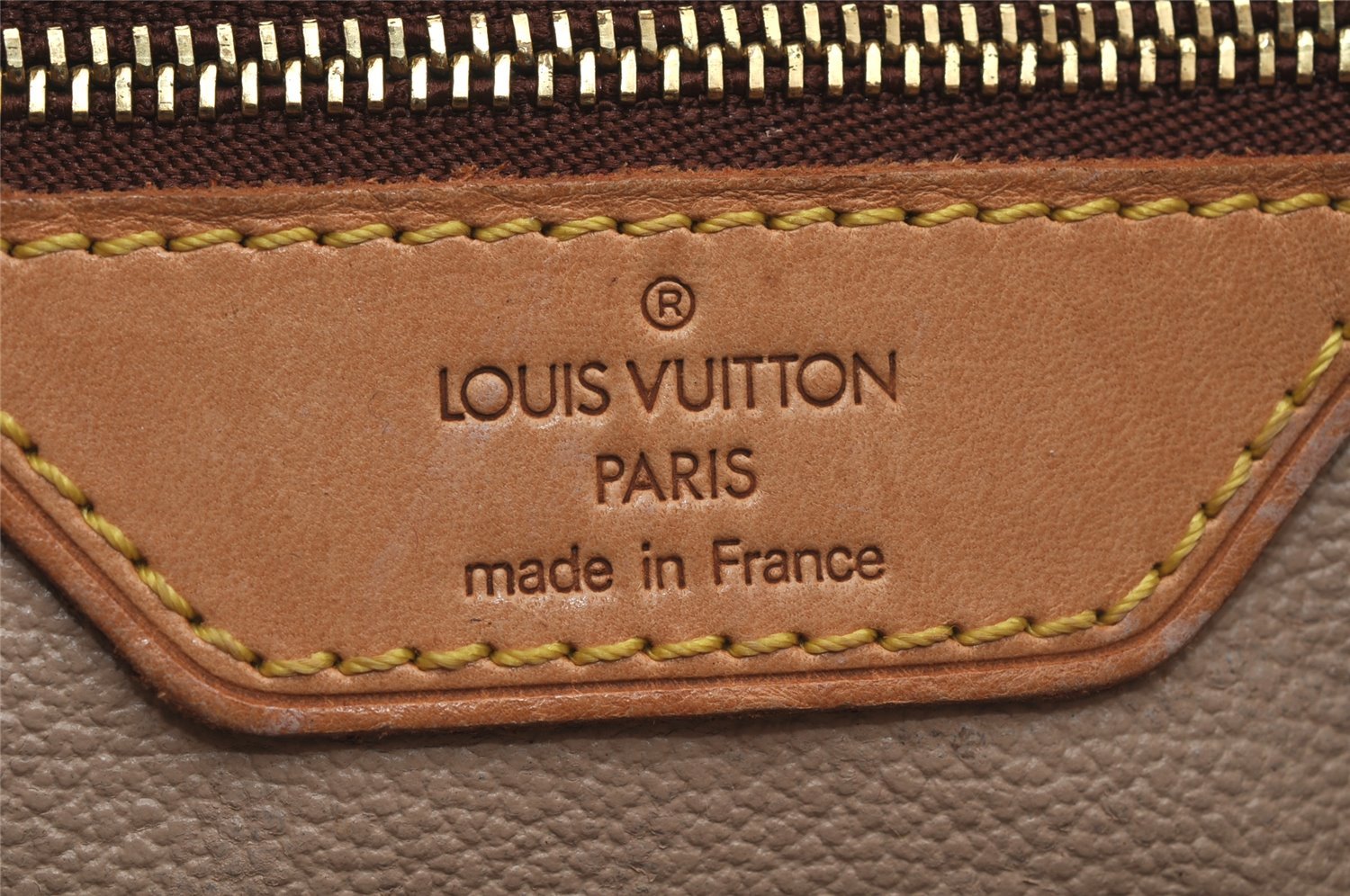 Authentic Louis Vuitton Monogram Bucket PM Shoulder Tote Bag M42238 LV 6077J