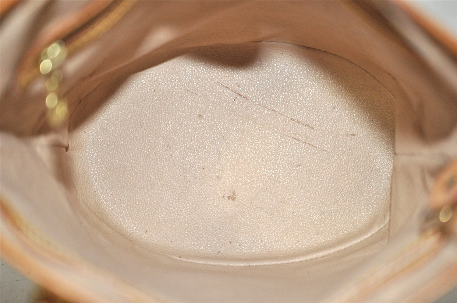 Authentic Louis Vuitton Monogram Bucket PM Shoulder Tote Bag M42238 LV 6077J