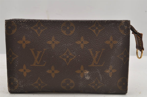 Authentic Louis Vuitton Monogram Bucket PM Shoulder Tote Bag M42238 LV 6077J