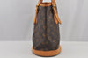Authentic Louis Vuitton Monogram Bucket PM Shoulder Tote Bag M42238 Junk 6078J
