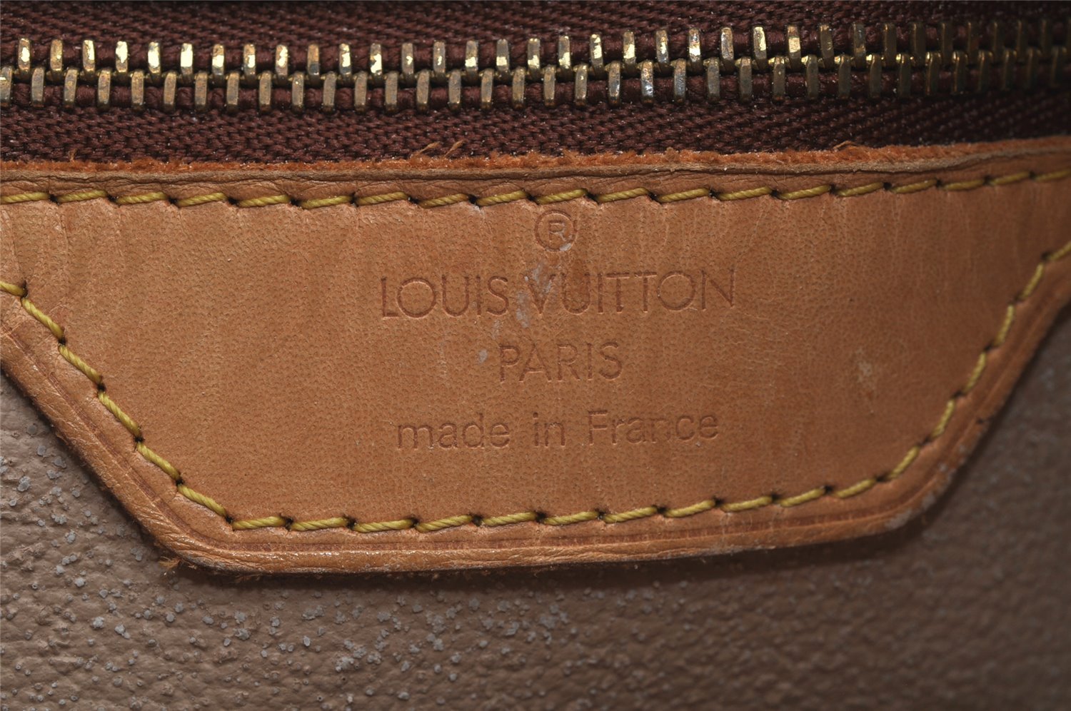 Authentic Louis Vuitton Monogram Bucket PM Shoulder Tote Bag M42238 Junk 6078J