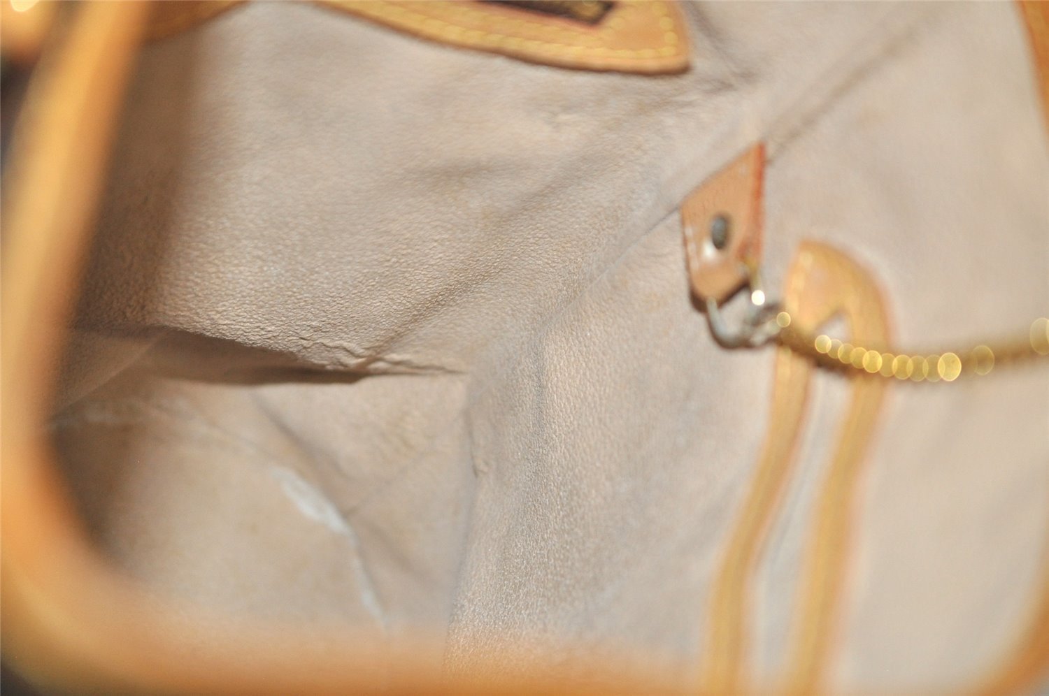 Authentic Louis Vuitton Monogram Bucket PM Shoulder Tote Bag M42238 Junk 6078J