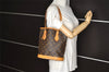 Authentic Louis Vuitton Monogram Bucket PM Shoulder Tote Bag M42238 Junk 6078J