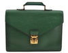 Authentic Louis Vuitton Epi Serviette Conseiller Briefcase Green LV 6079I