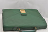 Authentic Louis Vuitton Epi Serviette Conseiller Briefcase Green LV 6079I