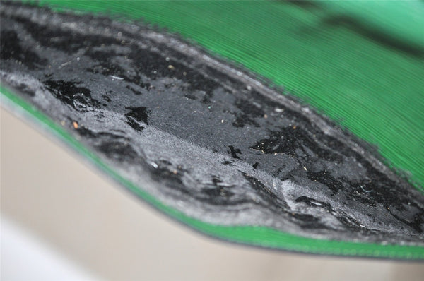 Authentic Louis Vuitton Epi Serviette Conseiller Briefcase Green LV 6079I