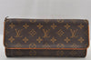 Authentic Louis Vuitton Monogram Pochette Twin GM Shoulder Bag M51852 LV 6079J