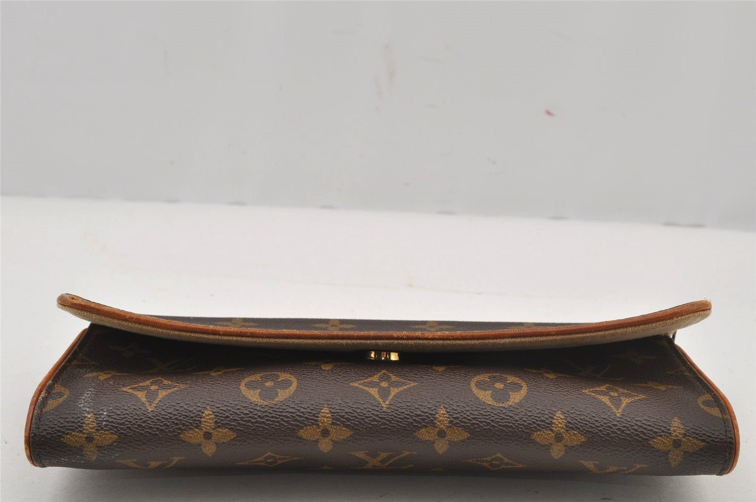 Authentic Louis Vuitton Monogram Pochette Twin GM Shoulder Bag M51852 LV 6079J