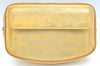 Authentic Louis Vuitton Vernis Fulton Waist Body Bag Yellow M91041 LV 6081I