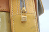 Authentic Louis Vuitton Vernis Fulton Waist Body Bag Yellow M91041 LV 6081I