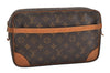 Authentic Louis Vuitton Monogram Compiegne 28 Clutch Hand Bag M51845 LV 6081J