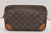 Authentic Louis Vuitton Monogram Compiegne 28 Clutch Hand Bag M51845 LV 6081J