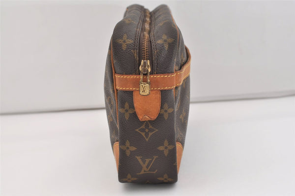 Authentic Louis Vuitton Monogram Compiegne 28 Clutch Hand Bag M51845 LV 6081J