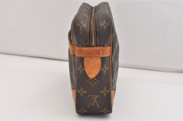 Authentic Louis Vuitton Monogram Compiegne 28 Clutch Hand Bag M51845 LV 6081J