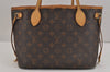 Authentic Louis Vuitton Monogram Neverfull PM Shoulder Tote Bag M40155 LV 6083J