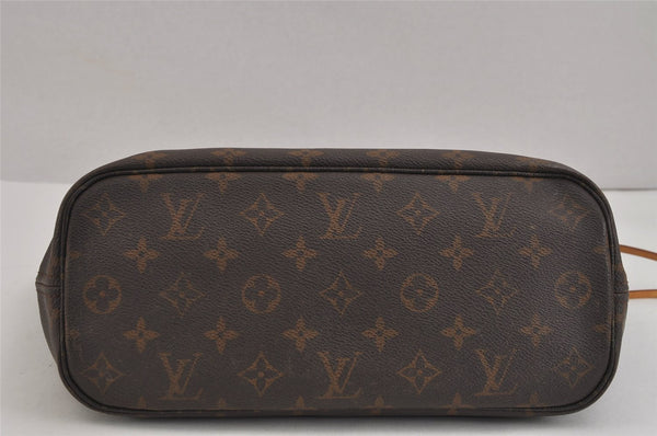 Authentic Louis Vuitton Monogram Neverfull PM Shoulder Tote Bag M40155 LV 6083J