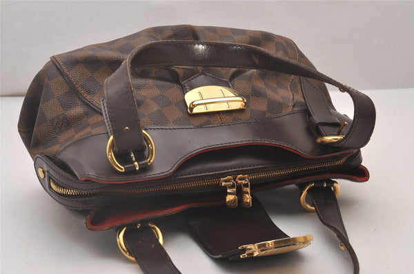 Authentic Louis Vuitton Damier Sistina PM Shoulder Hand Bag N41542 LV 6084I