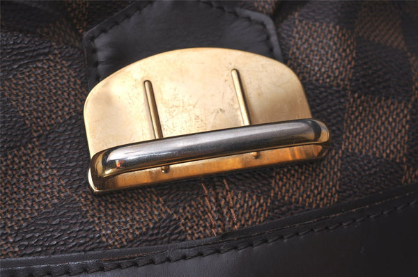 Authentic Louis Vuitton Damier Sistina PM Shoulder Hand Bag N41542 LV 6084I