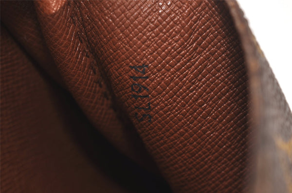 Authentic Louis Vuitton Monogram Cartouchiere MM M51253 Shoulder Cross Bag 6085I