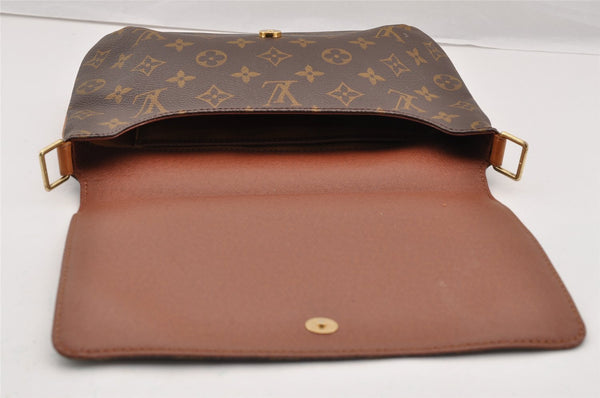 Authentic Louis Vuitton Monogram Musette Tango Shoulder Bag M51257 LV Junk 6088I