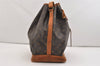 Authentic Louis Vuitton Monogram Noe Shoulder Drawstring Bag M42224 LV 6088J