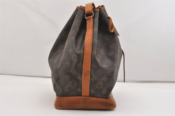 Authentic Louis Vuitton Monogram Noe Shoulder Drawstring Bag M42224 LV 6088J