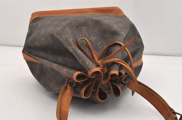 Authentic Louis Vuitton Monogram Noe Shoulder Drawstring Bag M42224 LV 6088J