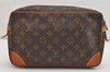 Authentic Louis Vuitton Monogram Compiegne 28 Clutch Hand Bag M51845 LV 6089J