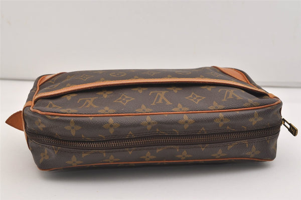 Authentic Louis Vuitton Monogram Compiegne 28 Clutch Hand Bag M51845 LV 6089J