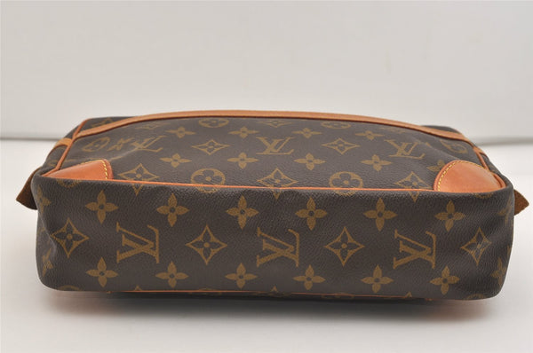 Authentic Louis Vuitton Monogram Compiegne 28 Clutch Hand Bag M51845 LV 6089J