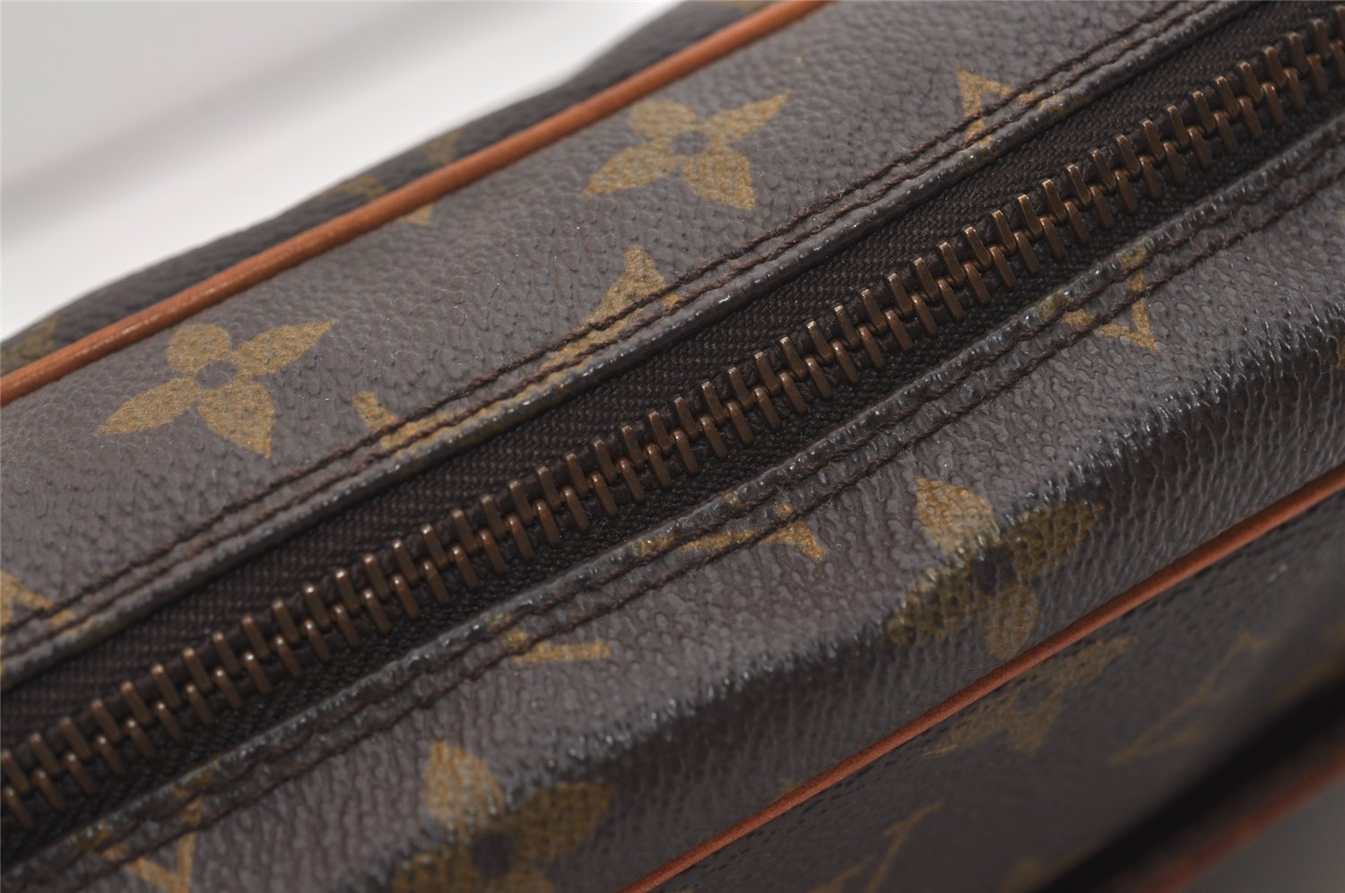 Authentic Louis Vuitton Monogram Compiegne 28 Clutch Hand Bag M51845 LV 6089J
