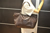 Authentic GUCCI Guccissima Shoulder Tote Bag GG Leather 197953 Brown 6090K