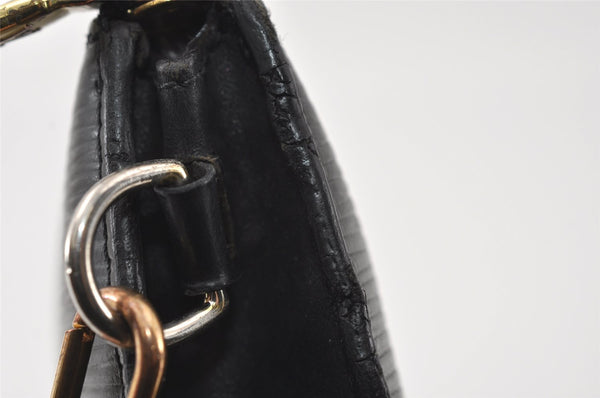 Authentic Louis Vuitton Epi Pochette Accessoires Pouch Black M52952 LV 6091I