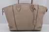 Auth Louis Vuitton Parnassea Lockit MM 2Way Shoulder Hand Bag M94593 Beige 6091J