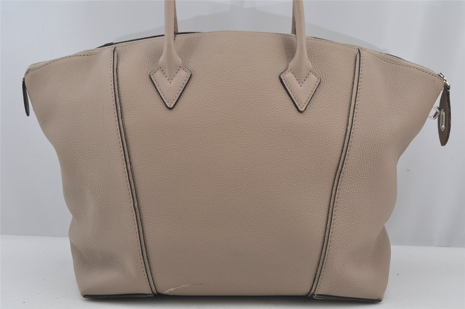 Auth Louis Vuitton Parnassea Lockit MM 2Way Shoulder Hand Bag M94593 Beige 6091J