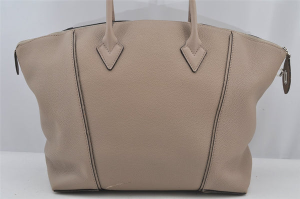 Auth Louis Vuitton Parnassea Lockit MM 2Way Shoulder Hand Bag M94593 Beige 6091J