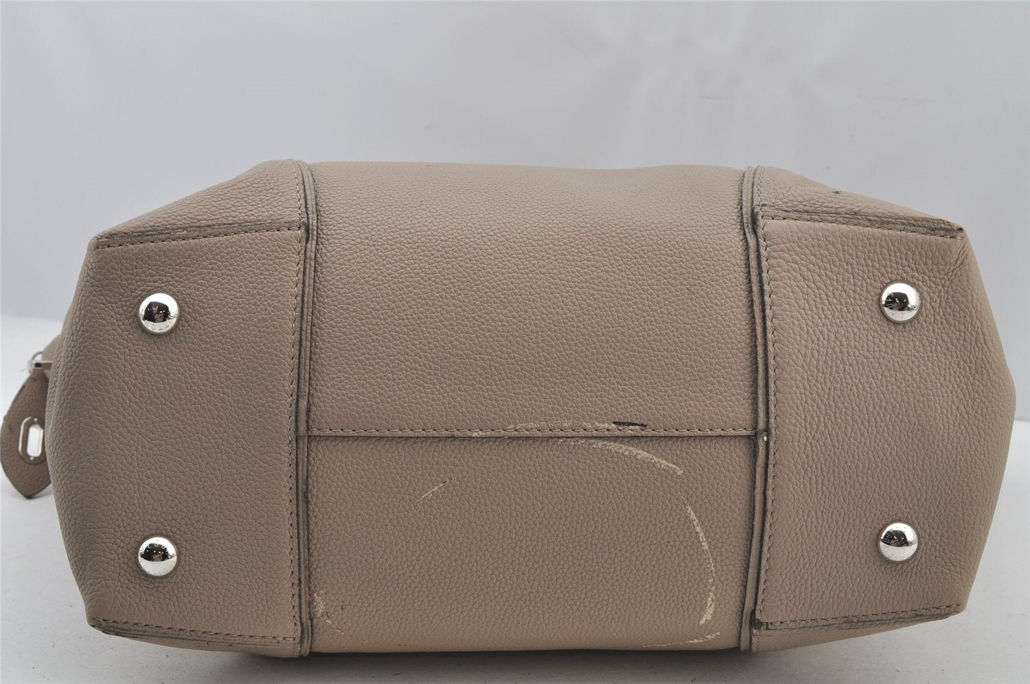 Auth Louis Vuitton Parnassea Lockit MM 2Way Shoulder Hand Bag M94593 Beige 6091J