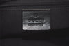 Authentic GUCCI Shoulder Hand Bag Purse GG Canvas Leather 0013386 Black 6091K