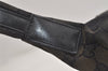 Authentic GUCCI Shoulder Hand Bag Purse GG Canvas Leather 0013386 Black 6091K