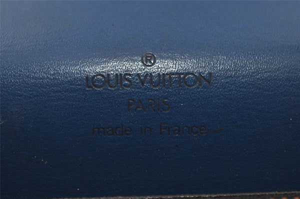 Authentic Louis Vuitton Epi Concorde Hand Bag Purse Blue M52135 LV 6092I