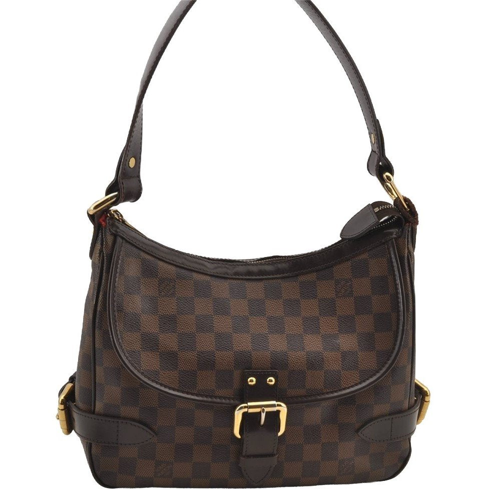 Authentic Louis Vuitton Damier Highbury Shoulder Bag Purse N51200 LV 6094J