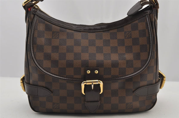 Authentic Louis Vuitton Damier Highbury Shoulder Bag Purse N51200 LV 6094J