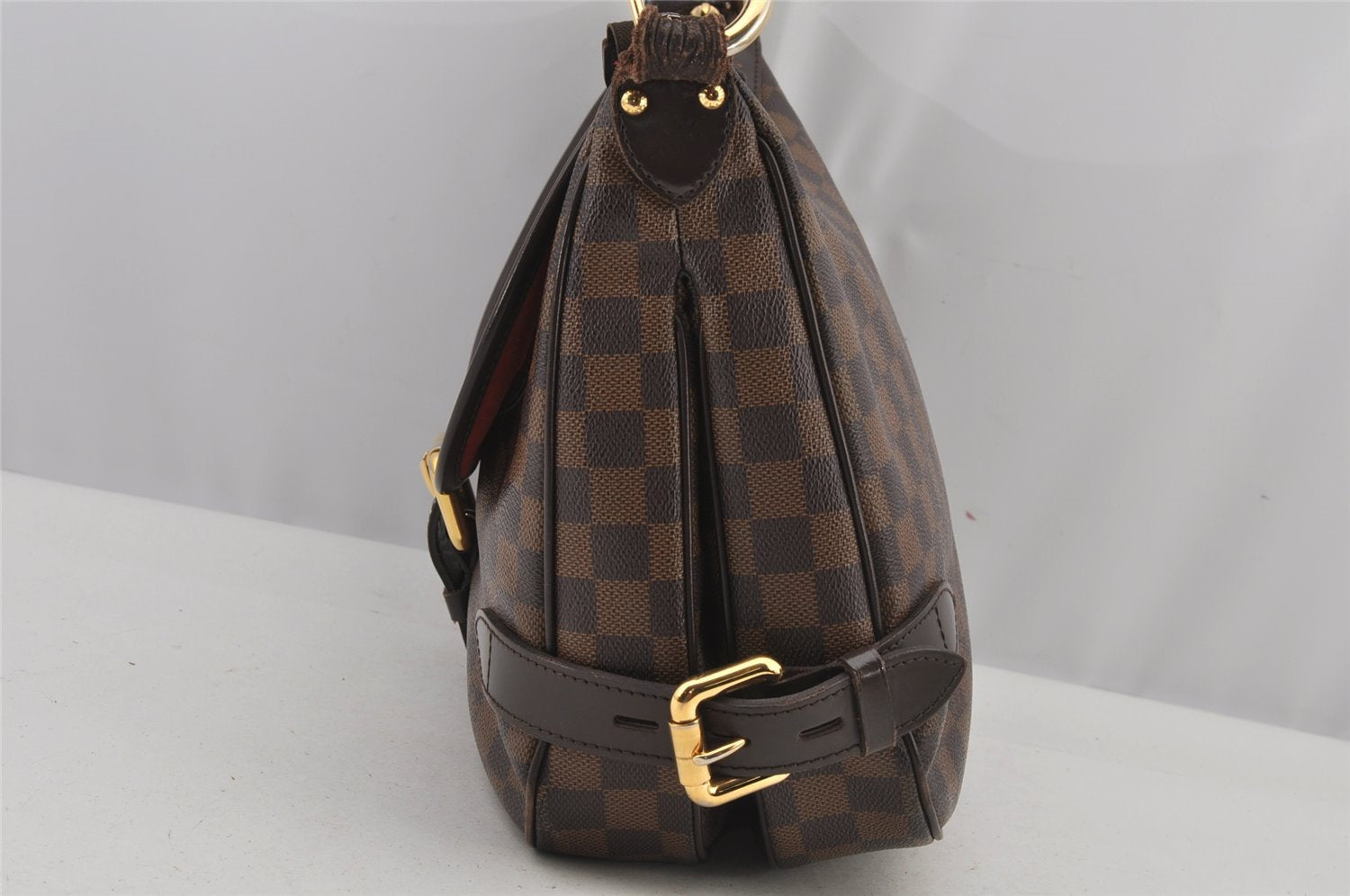 Authentic Louis Vuitton Damier Highbury Shoulder Bag Purse N51200 LV 6094J