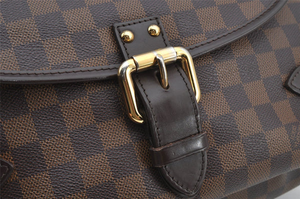 Authentic Louis Vuitton Damier Highbury Shoulder Bag Purse N51200 LV 6094J