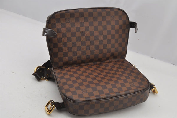 Authentic Louis Vuitton Damier Highbury Shoulder Bag Purse N51200 LV 6094J